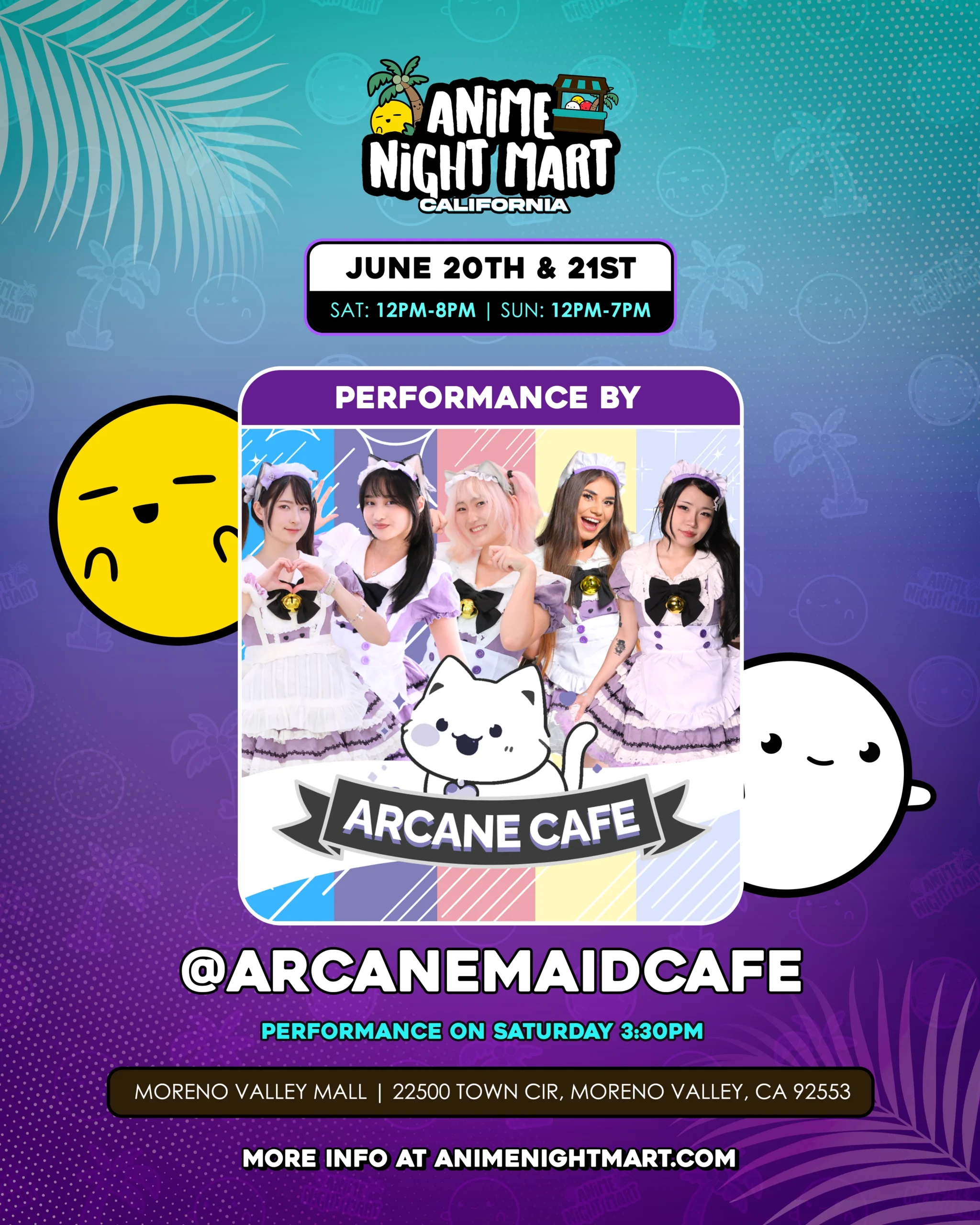 Arcane Maid Cafe flyer